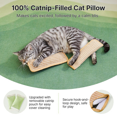Petgrove Interactive Catnip Kicker Toy